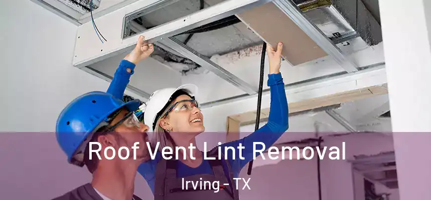 Roof Vent Lint Removal Irving - TX